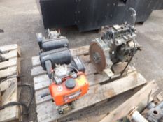 Pallet of used engines