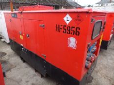 Genset MG70SS-P generator 3,374 hrs  HF5956