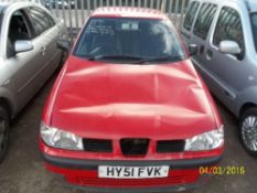 Seat Ibiza Chill- HY51 FVK Date of registration:  31.01.2002 1391cc, petrol, manual, red Odometer