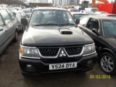 Mitsubishi Challenger GLS TD Estate - V524 DYA Date of registration:  03.09.1999 2477cc, diesel,