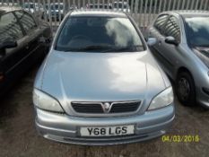 Vauxhall Astra LS 8V - Y68 LGS Date of registration:  17.06.2001 1598cc, petrol, manual, grey