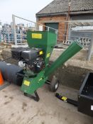 Greenstar 13hp petrol chipper/shredder - ex demo machine gwo