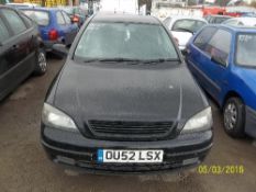 Vauxhall Astra SXI 16V - OU52 LSX Date of registration:  11.12.2002 1796cc, petrol, manual, black