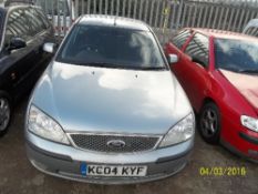 Ford Mondeo Ghia - KC04 KYF Date of registration:  27.04.2004 1999cc, petrol, automatic, silver