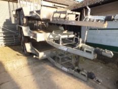 { Choice of lots: 51 } Indespension 2.6 tonne plant trailer