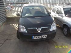 Vauxhall Meriva Life 16V - FM54 KHV Date of registration:  31.01.2005 1598cc, petrol, manual,