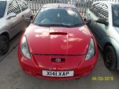 Toyota Celica VVTI Coupe - X141 XAP Date of registration:  01.10.2000 1794cc, petrol, manual, red