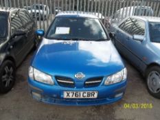 Nissan Almera Sport - X761 CBR Date of registration:  30.11.2000 1769cc, petrol, manual, blue