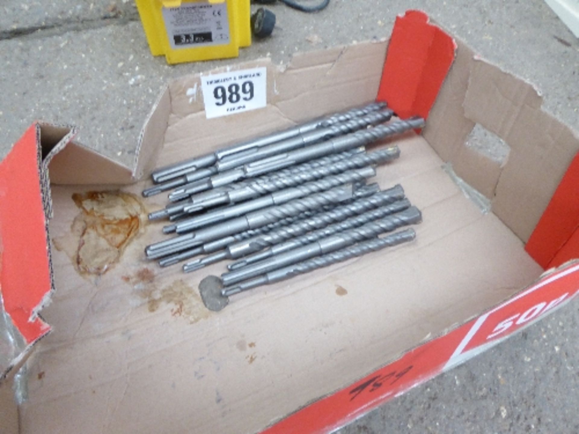 Box of masonry bits, various sizes