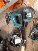 3 jig saws (2 Makita, 1 Bosch)