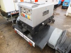 Genset diesel welder generator - trailer mounted