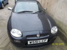 MG MGF Sports - W551 LCF Date of registration: 13.03.2000 1796cc, petrol, manual, grey Odometer