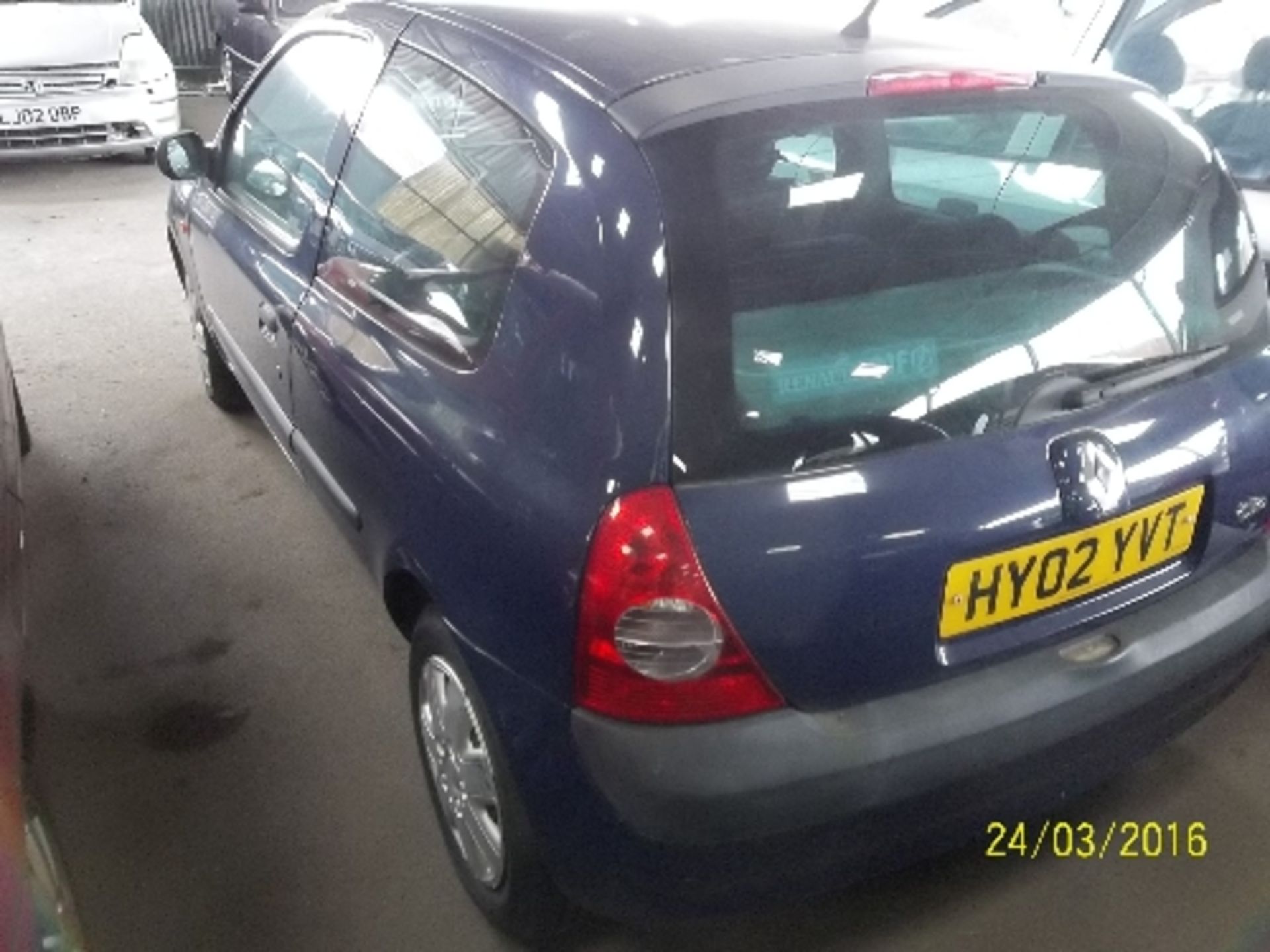 Renault Clio Expression 16V - HY02 YVT Date of registration: 07.05.2002 1149cc, petrol, manual, blue - Image 4 of 4