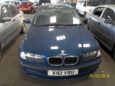 BMW 318I SE – X161 YRU Date of registration:  15.09.2000 1895cc, petrol, manual, blue Odometer