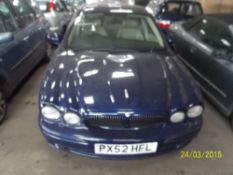Jaguar X-Type V6 Sport - PX52 HFL Date of registration: 25.09.2002 2099cc, petrol, manual, blue