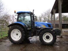 New Holland T6070, 4WD tractor, 2228 hours, registration no. RX61 GVP