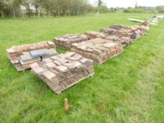 Large qty of roof tiles, on pallets