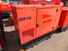 FG Wilson Perkins 20kva generator, 17989 hrs, non runner, no ECU