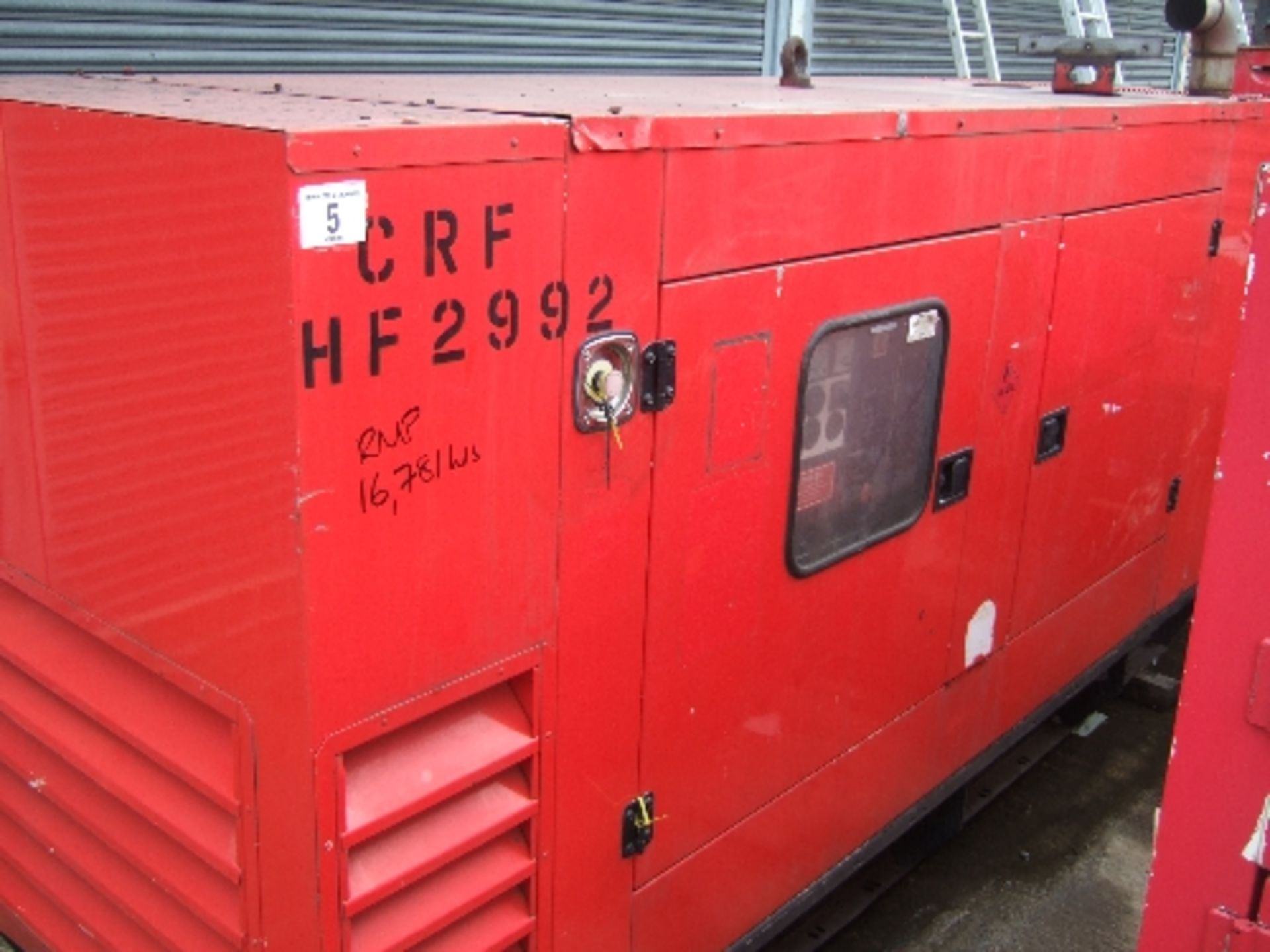 Fg Wilson 200kva generator, 16781 hr, RMP HF2992