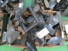 11 assorted cast iron cobbler's shoe/boot lasts