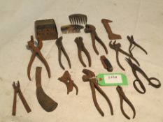 Saddler's and harness tools