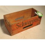 Wooden Schweppes box