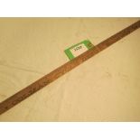 Wooden yard ruler - Coleman Cycle Depot, Broadway, Woking and on reverse marked 1/4yd., 1/2yd. and
