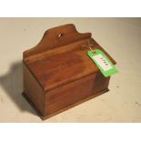 Wooden candle box