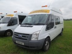 Ford Transit welfare vehicle Kind permission of Hewden Guest vendor Garic Limited YH09 HXT