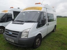 Ford Transit welfare vehicle Kind permission of Hewden Guest vendor Garic Limited YH09 HXO
