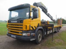 Scania P94D 6x2 Registration No: SJ03 FFM on air suspension with rear lift axle, day cab, manual
