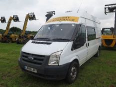 Ford Transit welfare vehicle Kind permission of Hewden Guest vendor Garic Limited LR59 LBF