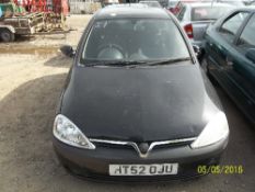 Vauxhall Corsa SXI 16V - HT52 OJU Date of registration: 31.01.2003 1199cc, petrol, manual, black