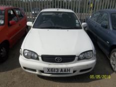 Toyota Corolla VVTI GS - X613 AAH Date of registration: 12.09.2000 1598cc, petrol, automatic,