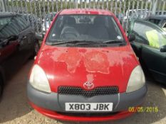 Toyota Yaris S - X803 JBK Date of registration: 05.02.2001 998cc, petrol, manual, red Odometer