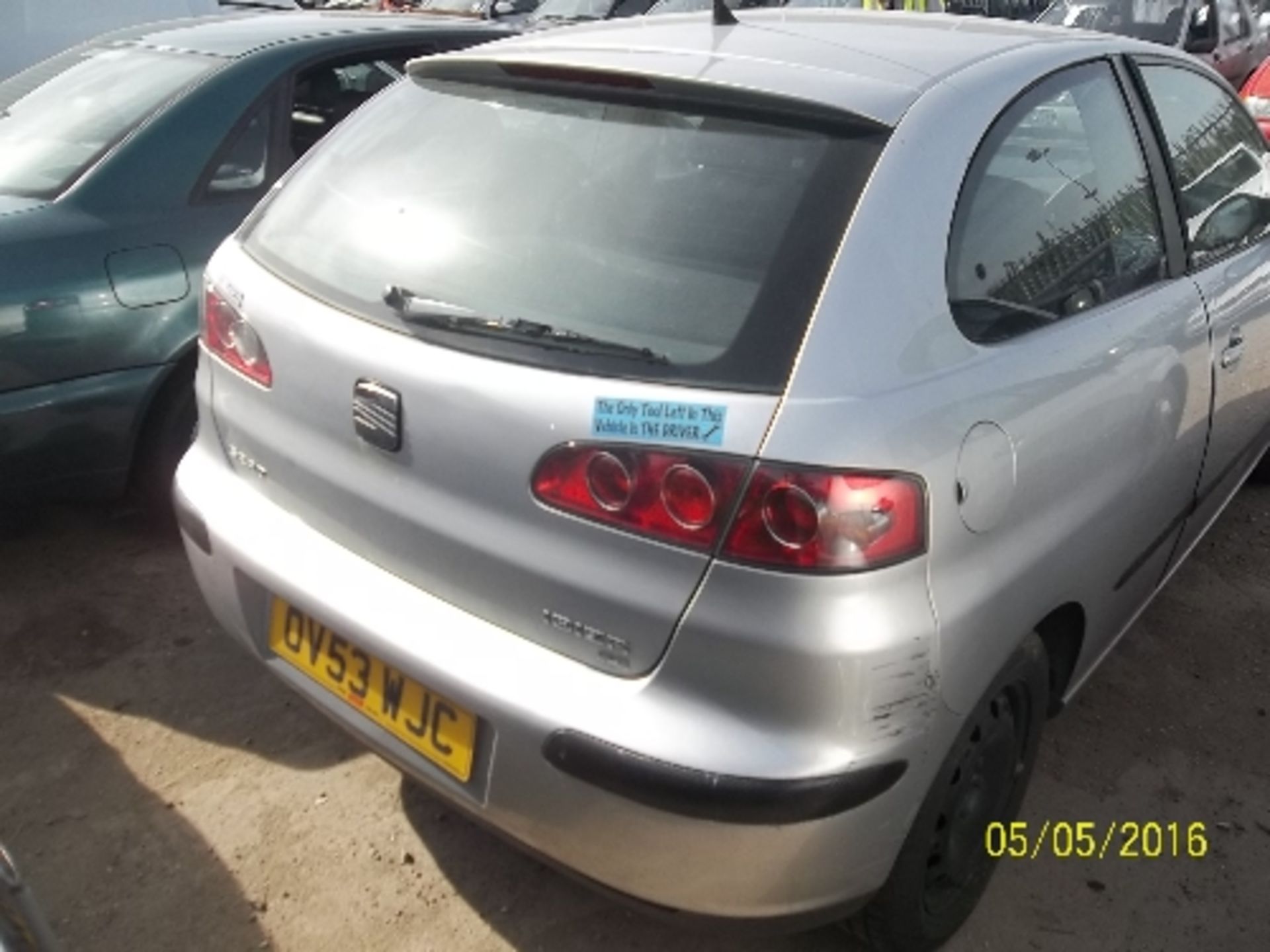 Seat Ibiza SE - OV53 WJC Date of registration: 07.11.2003 1390cc, petrol, manual, grey Odometer - Image 3 of 4