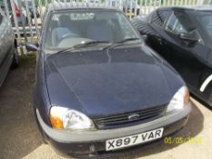 Ford Fiesta Zetec - X897 VAR Date of registration: 01.09.2000 1242cc, petrol, manual, blue