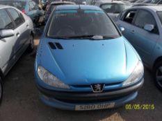 Peugeot 206 GLX - S180 OHP Date of registration: 07.10.1998 1360cc, petrol, manual, blue Odometer