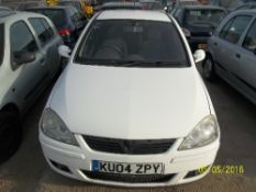 Vauxhall Corsa SRI 16V - KU04 ZPY Date of registration: 01.03.2004 1796cc, petrol, manual, white