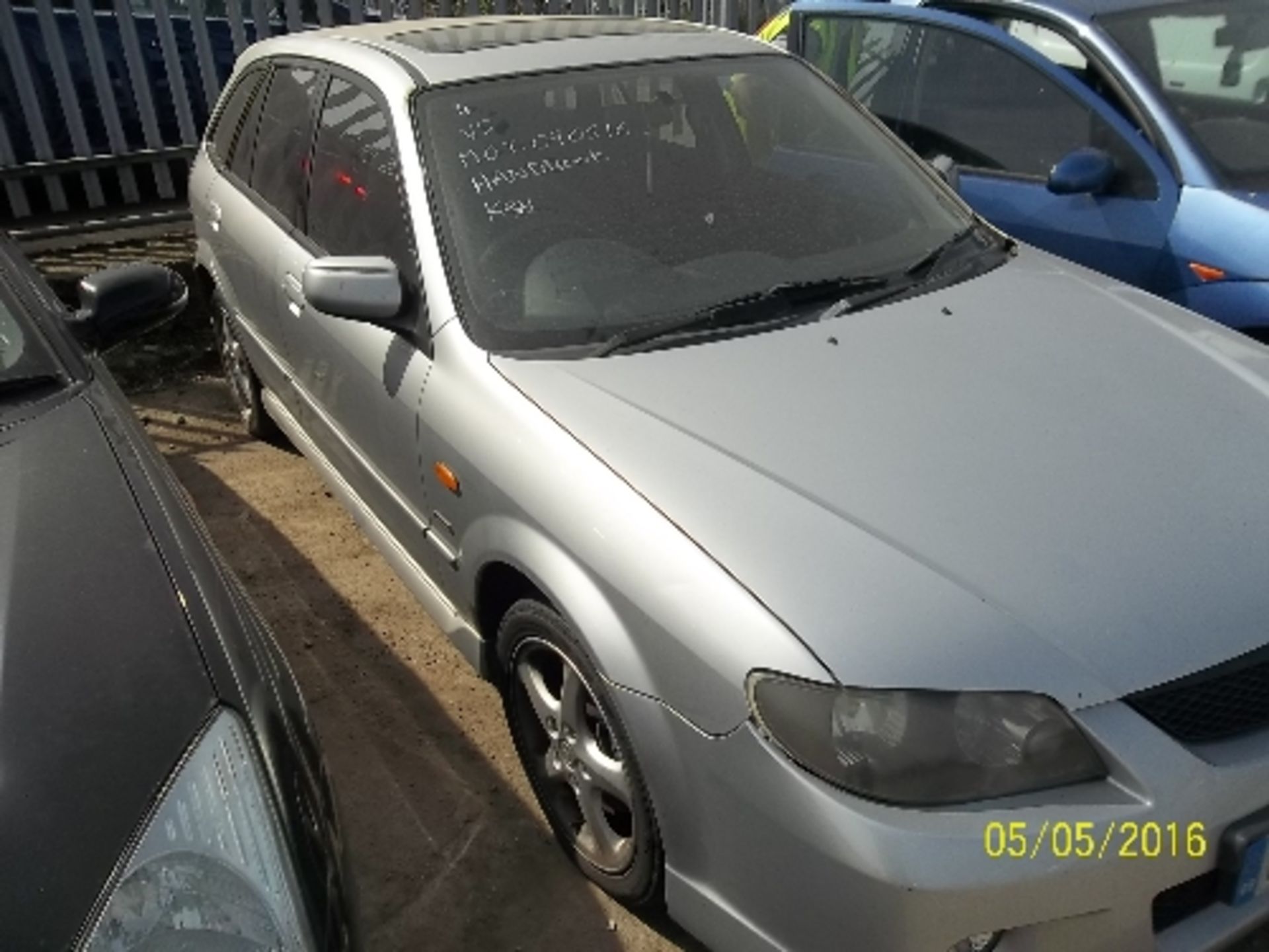 Mazda 323F Sport - RY02 JOV Date of registration: 19.07.2002 1991cc, petrol, manual, silver Odometer - Image 2 of 4