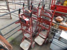 5 fire extinguisher trollies