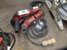 2 Hilti DCG125 grinders 110v