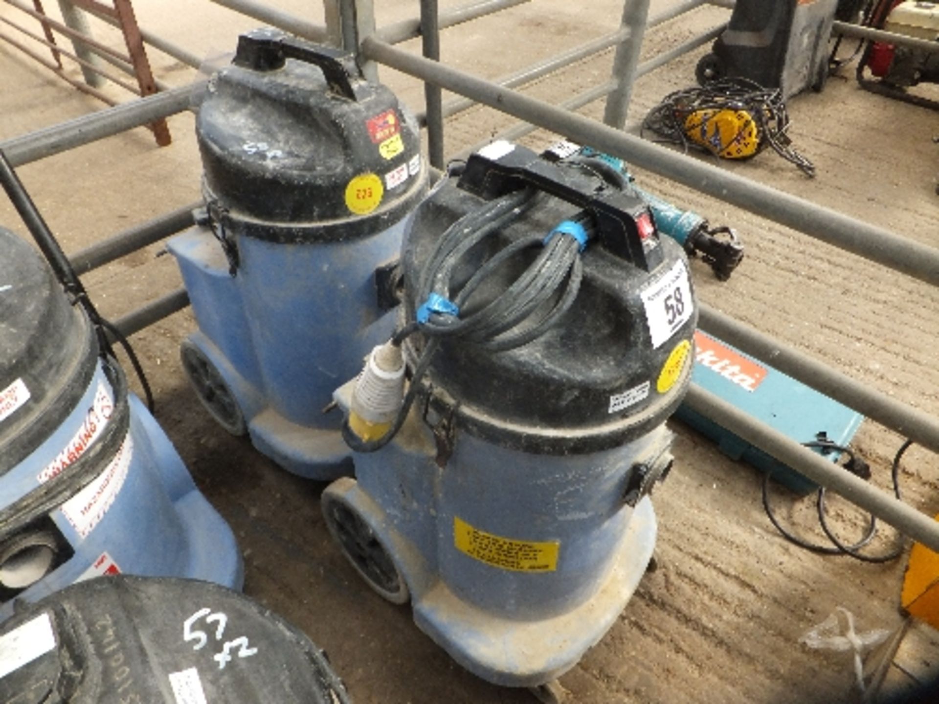 2 no 110v vacuums