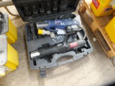 2 Novopress tools - 1x110v, 1x14.4v cordless