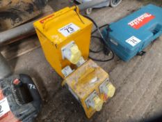 Transformer and junction box