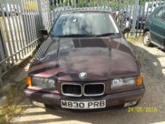 BMW 320 I SE 4 door saloon - M830 PRB Date of registration: 01.08.1994 1991cc, petrol, manual, red