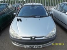 Peugeot 206 LX 3 door hatchback - GJ52 YOWDate of registration: 27.09.20021360cc, manual, petrol,