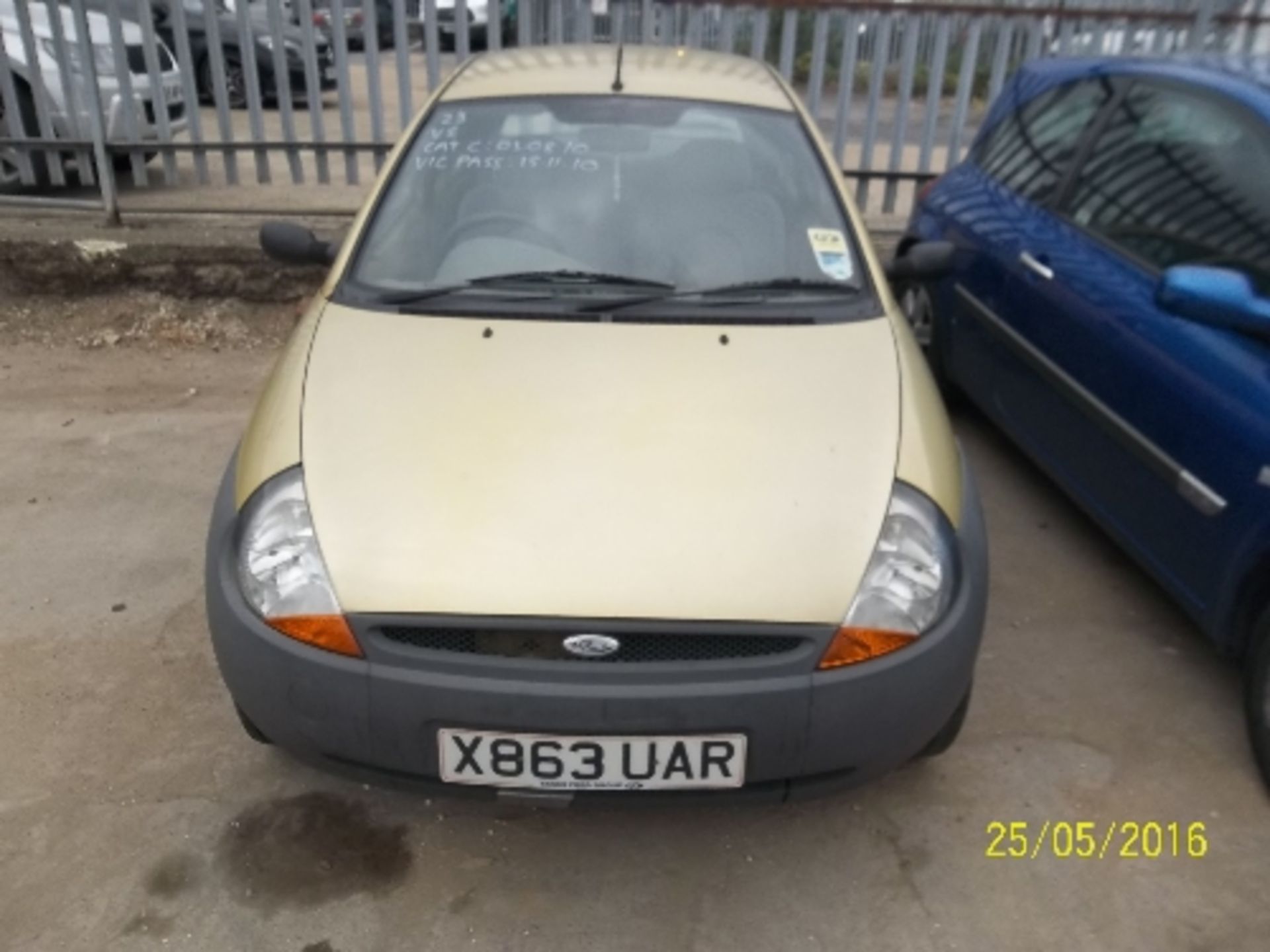 Ford KA - X863 UAR Date of registration: 28.09.2000 1299cc, petrol, manual, gold Odometer reading at