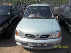 Nissan Micra S 3 door hatchback - RN02 ZBODate of registration: 27.06.2002998cc, manual, petrol,