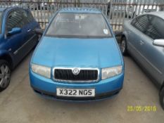 Skoda Fabia Classic - X322 NGS Date of registration: 17.02.2001 1397cc, petrol, manual, blue